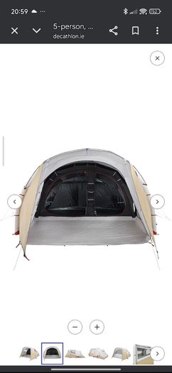 5 man air beam tent