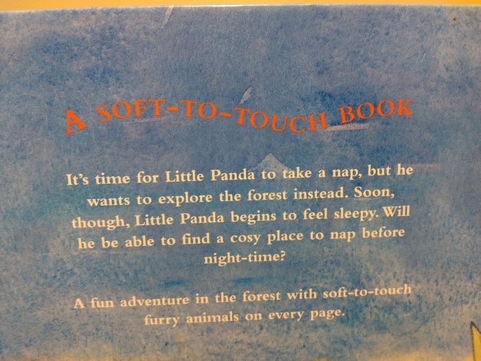 Little Panda, A Soft To Touch large Hardback Book