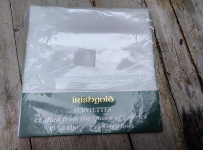 Irish Linen napkins, Linen Damask, linen serviettes, Vintage Irish Linen