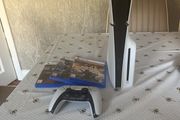 PS5 Disc Edition + Controller + Games