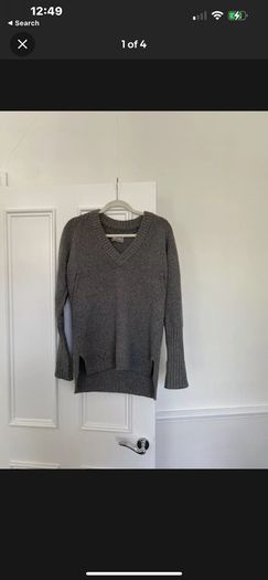 Zadig and Voltaire grey wool jumper M