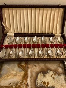 Silver Apostle Spoons EPNS