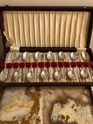 Silver Apostle Spoons EPNS