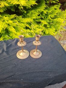 Duo brass candles holder postage possible