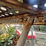 Garden large metal table rusted Image 3