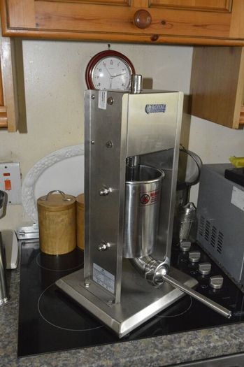 As New Stainless Steel Sausage Stuffer