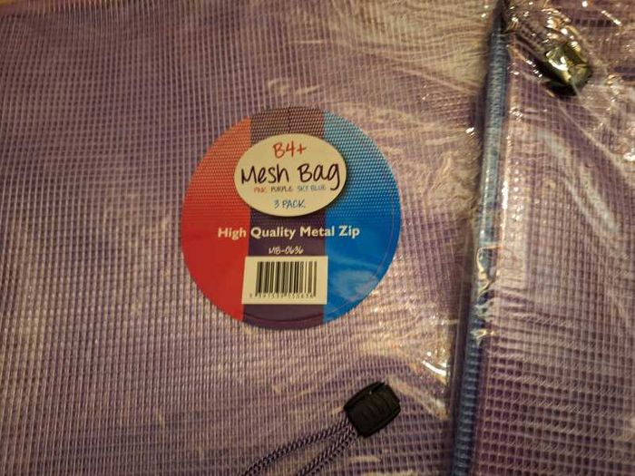 Mesh bags for document storage