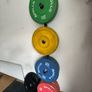 Gym Weighted Plates + Barbell Image 4