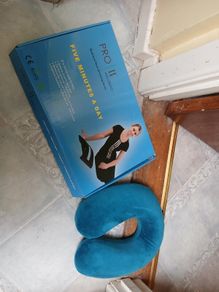 back stretching device & memory foam neck support
