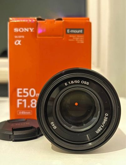 Sony 50mm f/1.8 OSS E-mount Lens