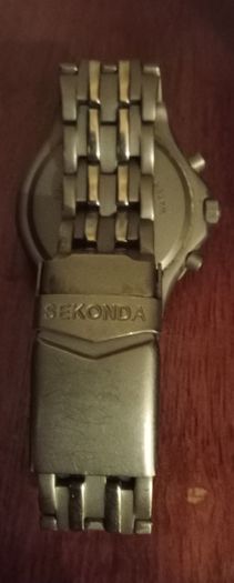 Vintage Sekonda All Titanium Mens Watch.
