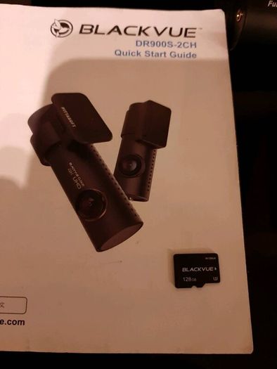 Blackvue front and rear blackvue dashcam