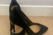 Leather high heels