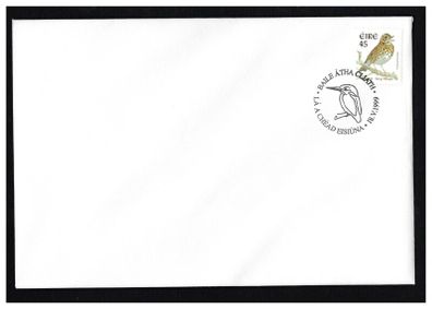 1999 Ireland Eight Definitive Series Birds Song Thrush Irish Security Printing with phosphor band First Day Cover (FDC)
