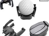 Golf Ball Retrievers Mini Foldable Golf Ball Pick Up Tool Saver Putter Grip Black Retriever Plastic Claw Grabber Ball Claw Putter Golf Accessories Tool 3 Pack