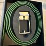 Man's belt "Buckley" brand green colour Image 2