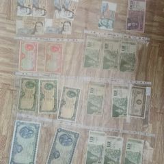 large collection of old Irish notes