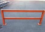 Heavy duty large end guard.