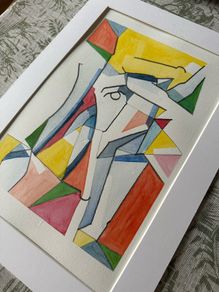 Abstract Expressionism Portrait