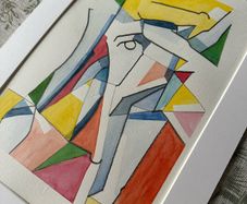 Abstract Expressionism Portrait