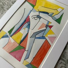 Abstract Expressionism Portrait