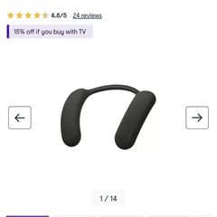 SONY BRAVIA Theatre U - Neckband speaker with Dolby Atmos