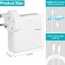 MacBook Pro Charger 96W Super Fast Laptop Charger for MacBook Air USB C Compatible with MacBook Pro 16,15,14,13 inches, iPad Pro 12.9, 11inches and all USB C devices Image 3