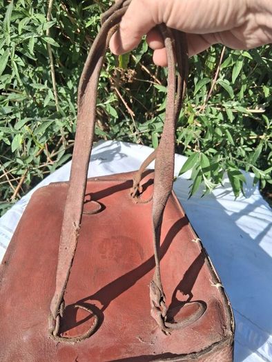 3 X  Quality Vintage Leather Satchels