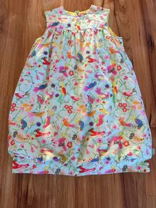 Oilily stunning bird dress age 12 excellent condition!