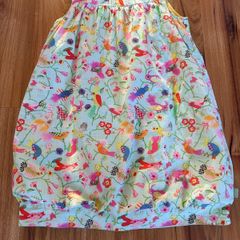 Oilily stunning bird dress age 12 excellent condition!