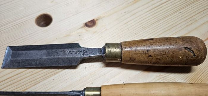 2 Marples bevel edge chisels