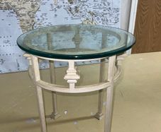 Iron side table