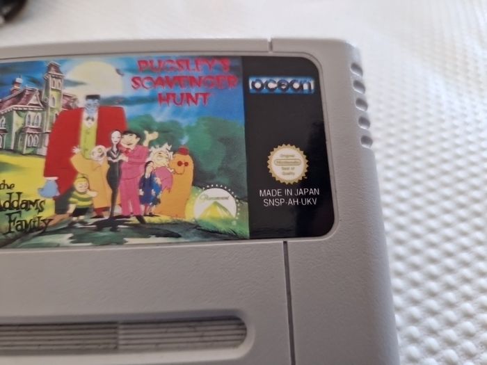 The Addams Family Pugsley s Scavenger Hunt Snes Super Nintendo Arcade Retro Games Original