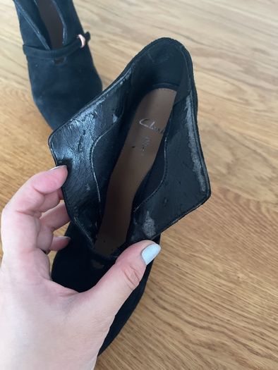 Clark woman leather shoes
