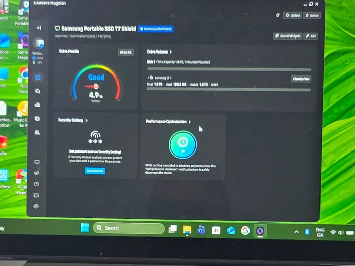 Samsung t7 shield ssd external drivers