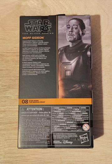 Star Wars Moff Gideon 6" Scale Black Series New & Unopened
