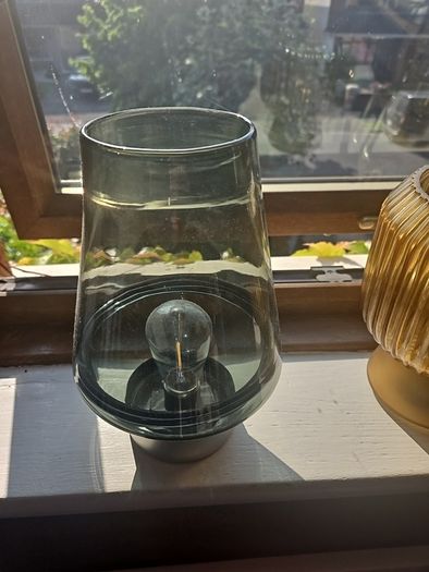 glass battery lamps