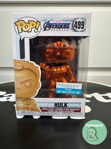 Funko Pop! Marvel Hulk (Orange Chrome) #499 Primark Exclusive