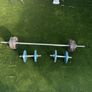 Cast iron barbell / weights set Image 4