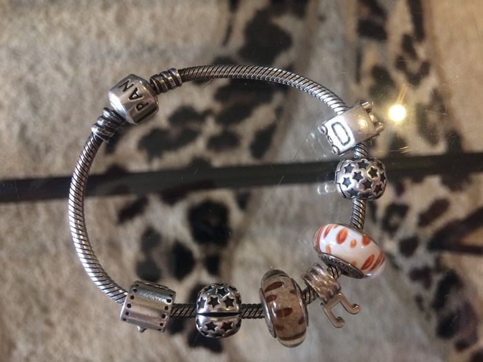 Pandora Genuine Oxidised Charm Bracelet