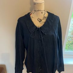 Zara Denim Blouse