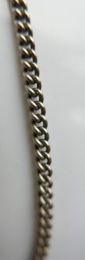 Vintage Unusual 925 Sterling Silver Chain Necklace length 20,5" - 25,18g