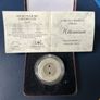 Silver coin Latvia 1999 Milennium Image 2