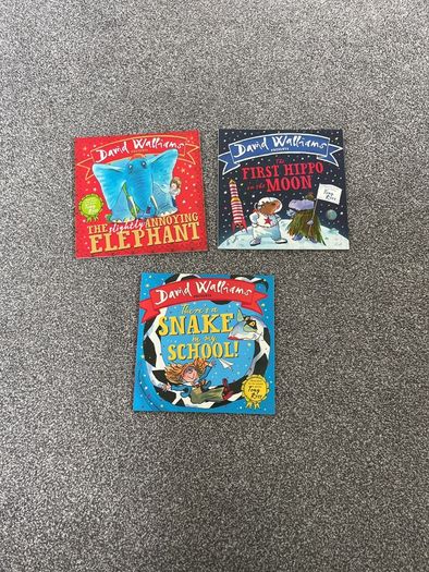 David Walliams - pre school books x 3