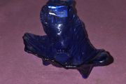Hand Made Cobalt Blue Glass Trinket Bowl