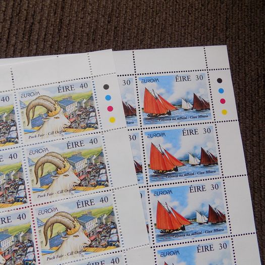 Irish 1998 Europa Festival Stamp sheets.MNH.