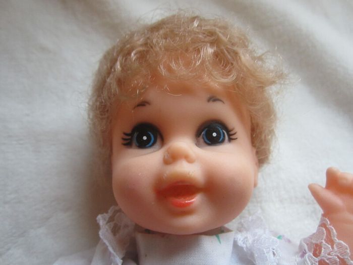 small vintage doll
