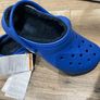 Crocs lined clogs blue size J UK 4 EU 36-37 brand new Image 8