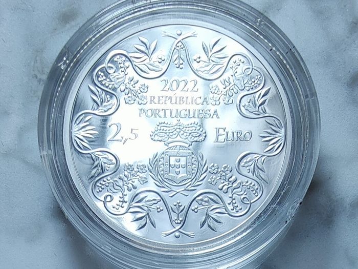 Portugal 2.5 Euro Silver (.925) Proof Coin 2022 - 200 Years of the Constitution of 1822