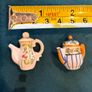 2 cute little teapots. Feves Image 2
